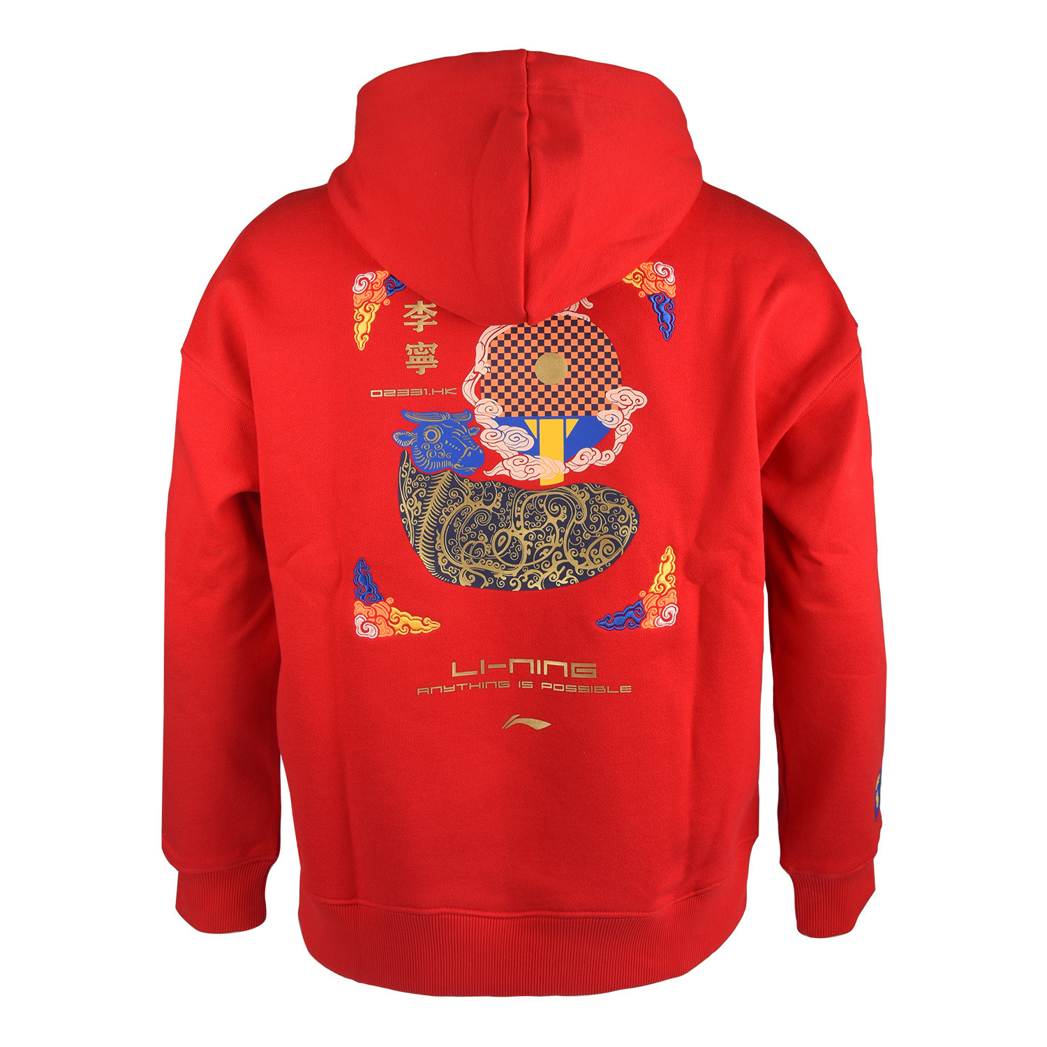 Одежда для настольного тенниса Unisex LINING, красный — фото 2