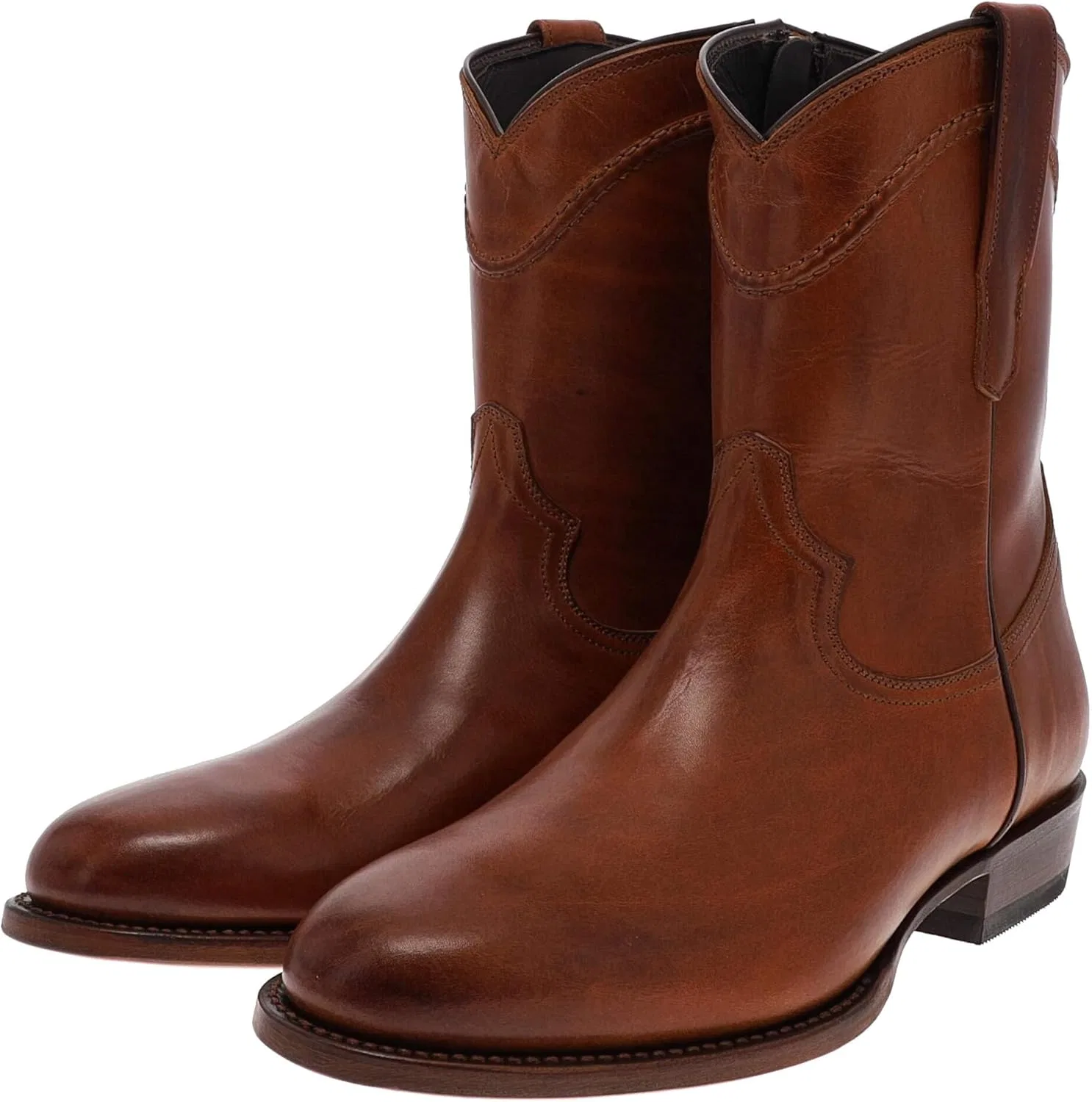 FB Fashion Boots CURT Мужские ковбойские ботинки Коричневые кожаные ботинки