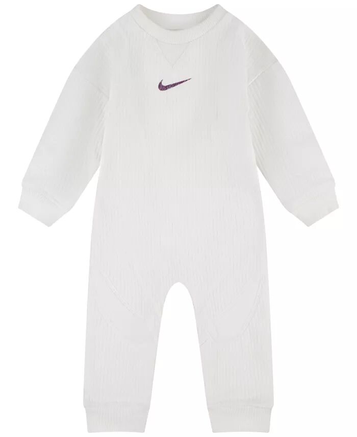 

Комплект комбинезонов с длинными рукавами для мальчиков и девочек Nike, белый