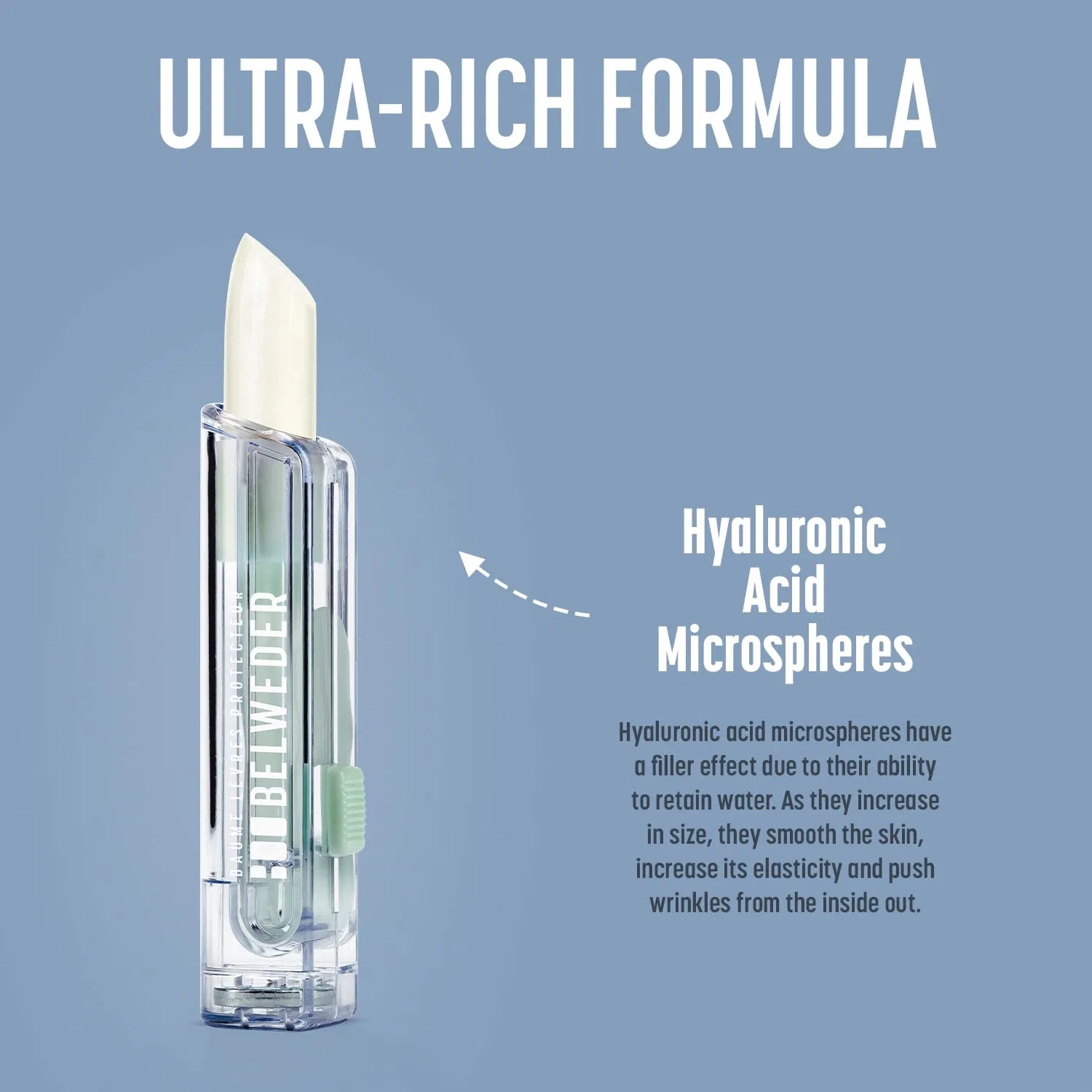 Бальзам для губ BELWEDER с гиалуроновой кислотой, 3.5 г Belweder, Hyaluronic Acid — фото 2