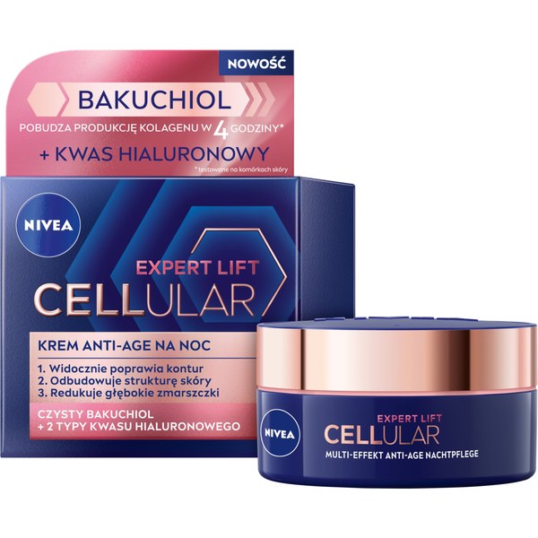

Ночной крем для лица против морщин, 50 мл Nivea Cellular
