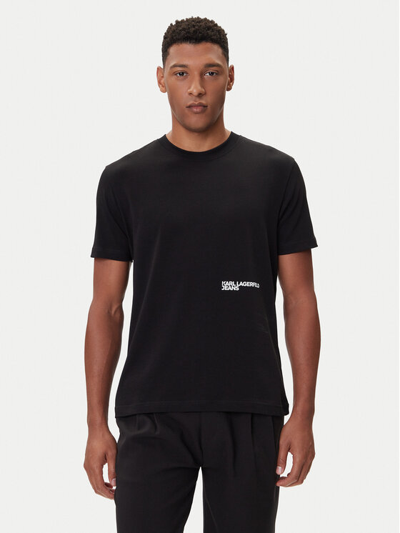 

Футболка regular fit A4M17027 Karl Lagerfeld Jeans, черный