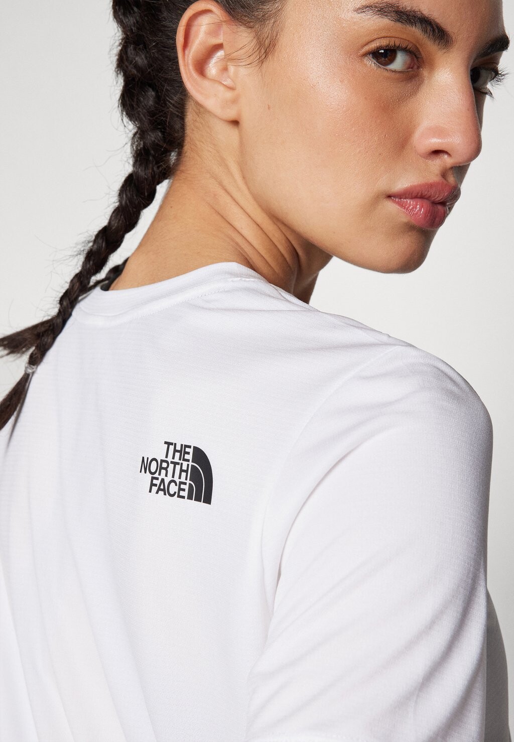 

Принт на футболке FLEX TEE The North Face, белый