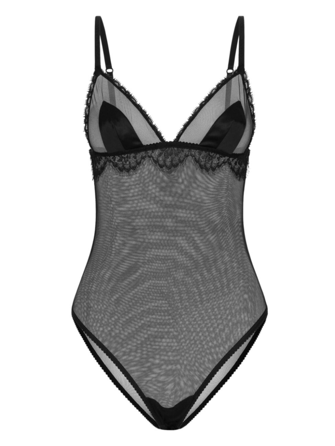 

Dolce & Gabbana боди с кружевом, черный