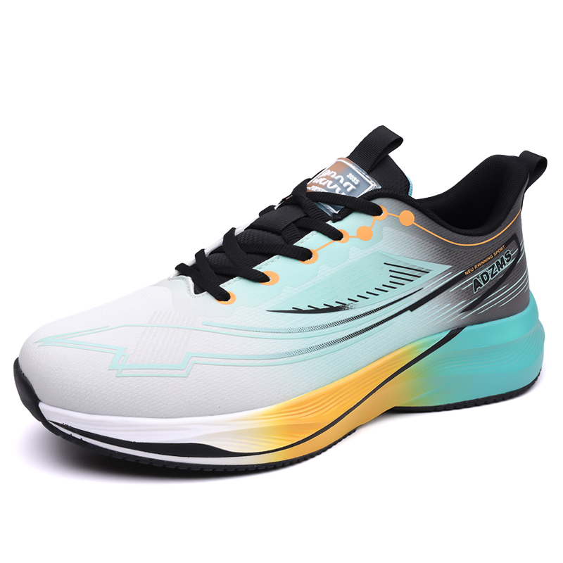 

EGCHI Низкие повседневные мужские туфли зеленые, цвет Green