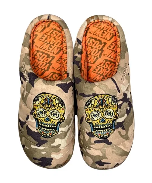 Унисекс сандалии SUBU x NEW YOAKE POST GOLDEN SKULL камуфляжные
