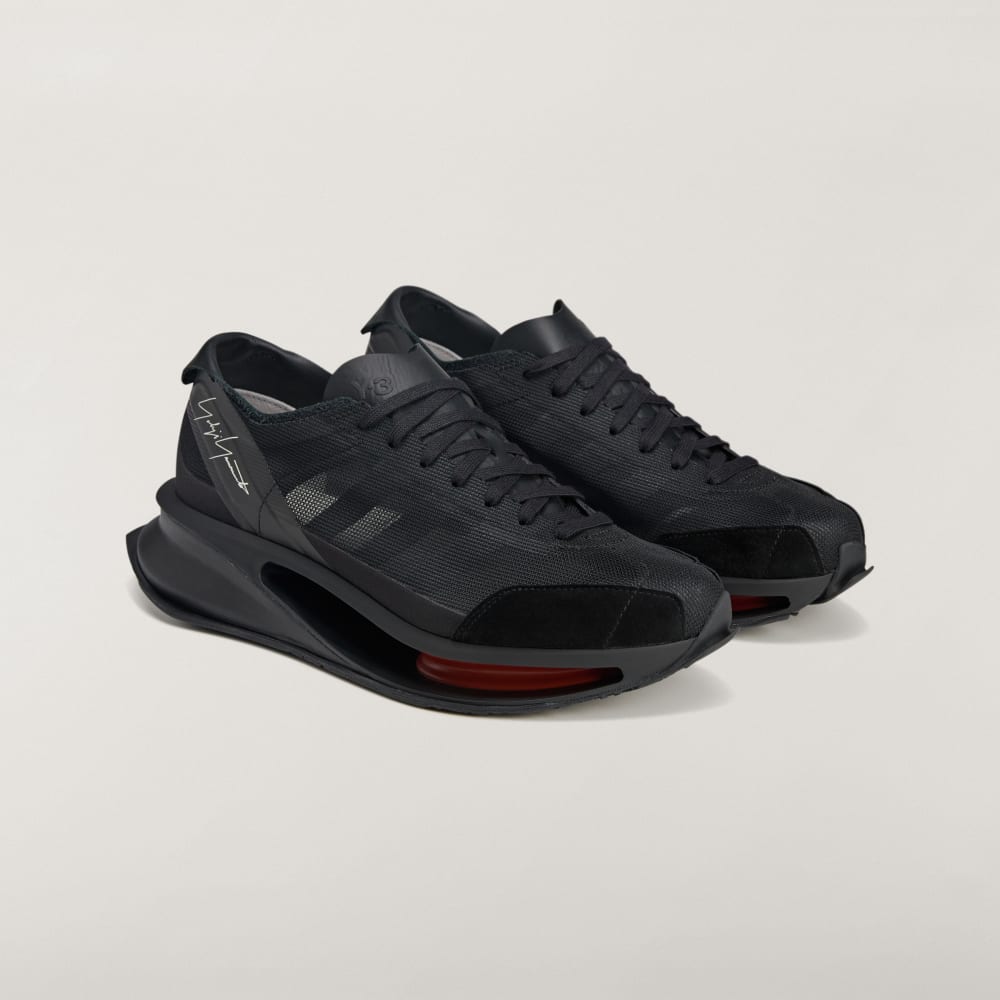 Кроссовки Adidas Y-3 S-Gendo Run, цвет Black/Black/Tribe Orange — фото 2