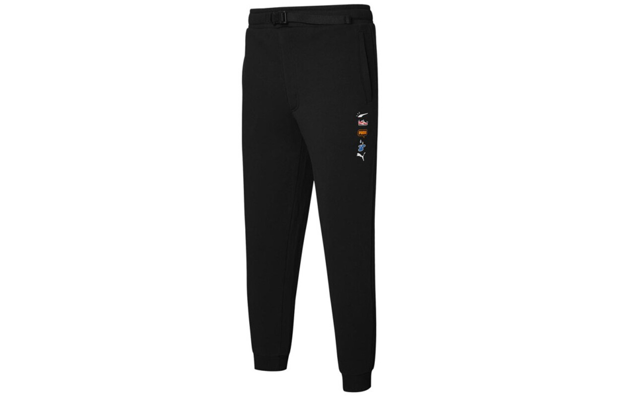 

Мужские трикотажные спортивные штаны Puma, цвет Black