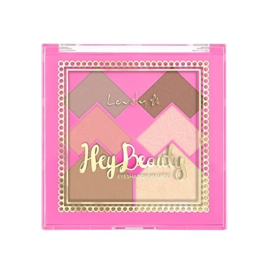 

Многофункциональная палетка теней для лица Lovely, Hey Beauty Eyeshadow Palette 18г , розовый