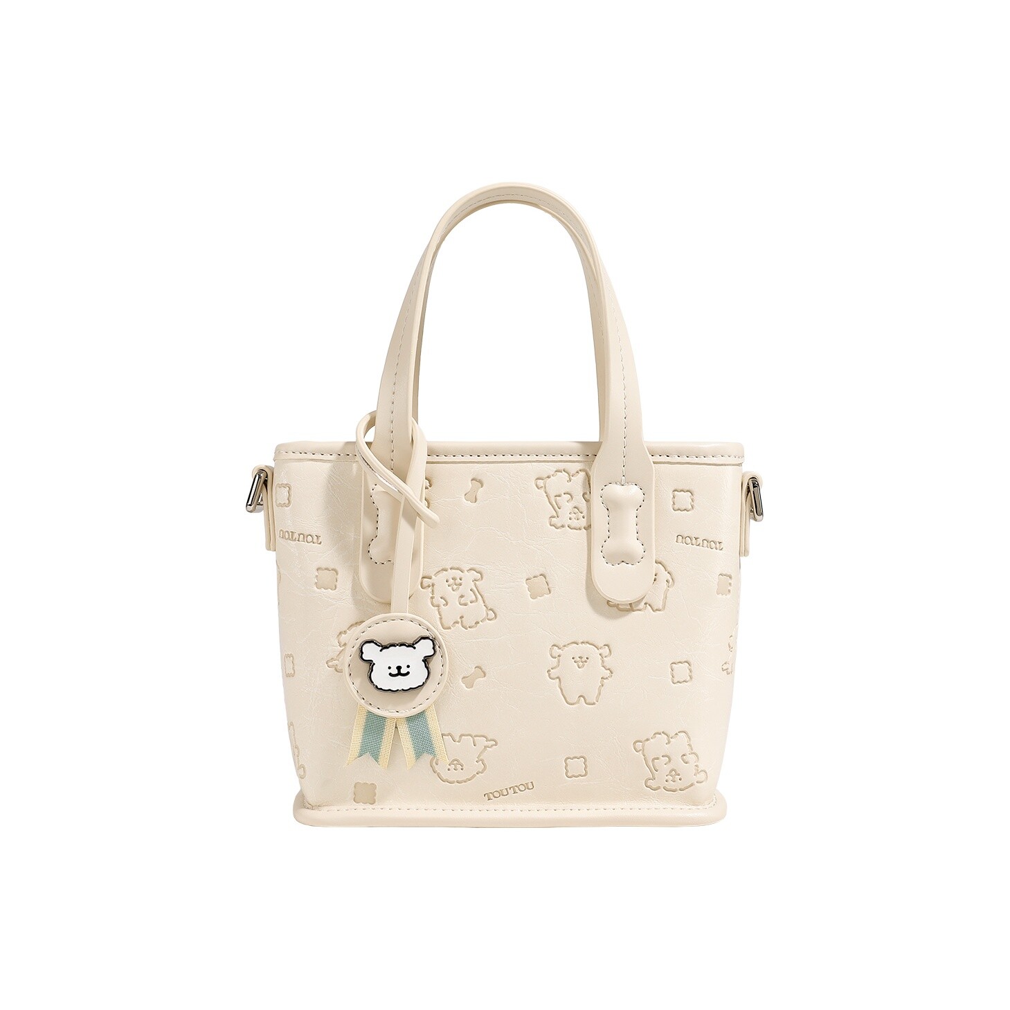 

TOUTOU Women Shoulder Bag, Щенок Чемпиона, серебро, большая серия