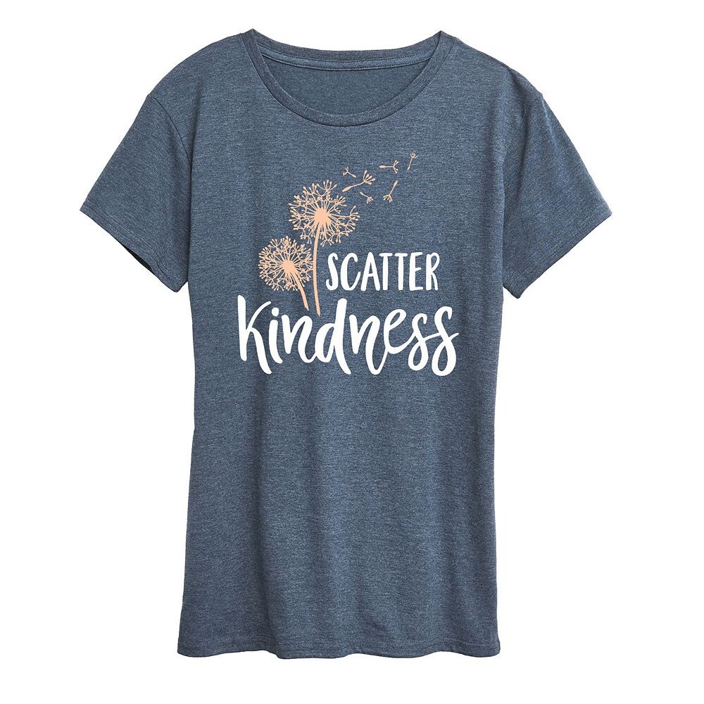 

Женская футболка с рисунком Scatter Kindness Licensed Character, цвет Heather Blue