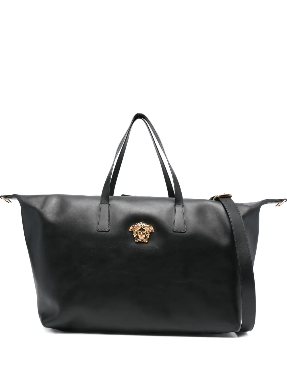 

Кожаная дорожная сумка La Medusa VERSACE, черный