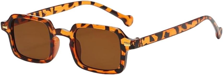 

Женские солнцезащитные очки LVTFCO Fashion Square с ретро-заклепками и градиентным переходом цвета, защита от УФ-излучения UV400, мужские солнцезащитные очки с леопардовым принтом, C