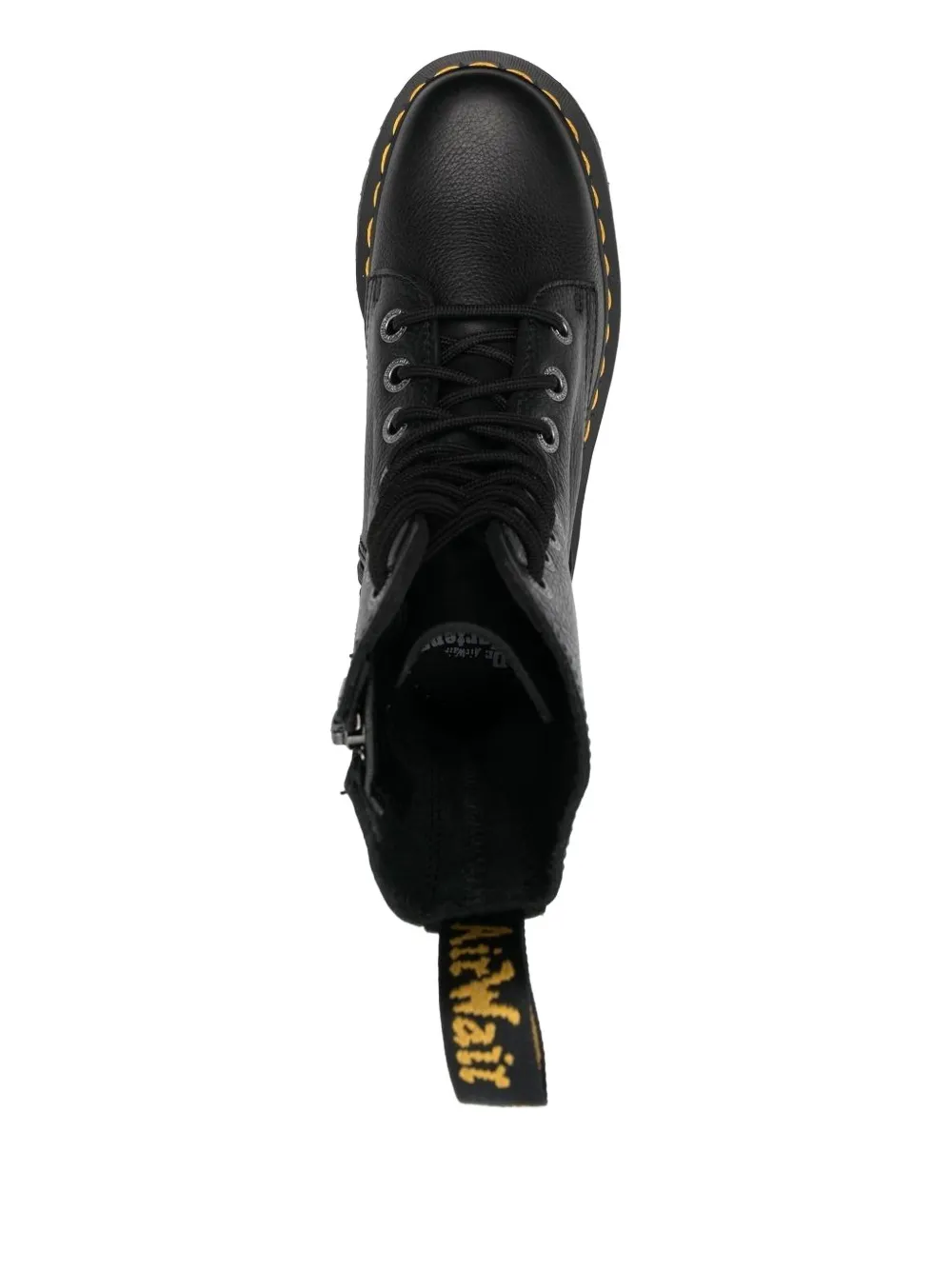 Кожаные ботинки Jadon III Pisa на платформе, каблук 50 мм Dr. Martens, черный — фото 3