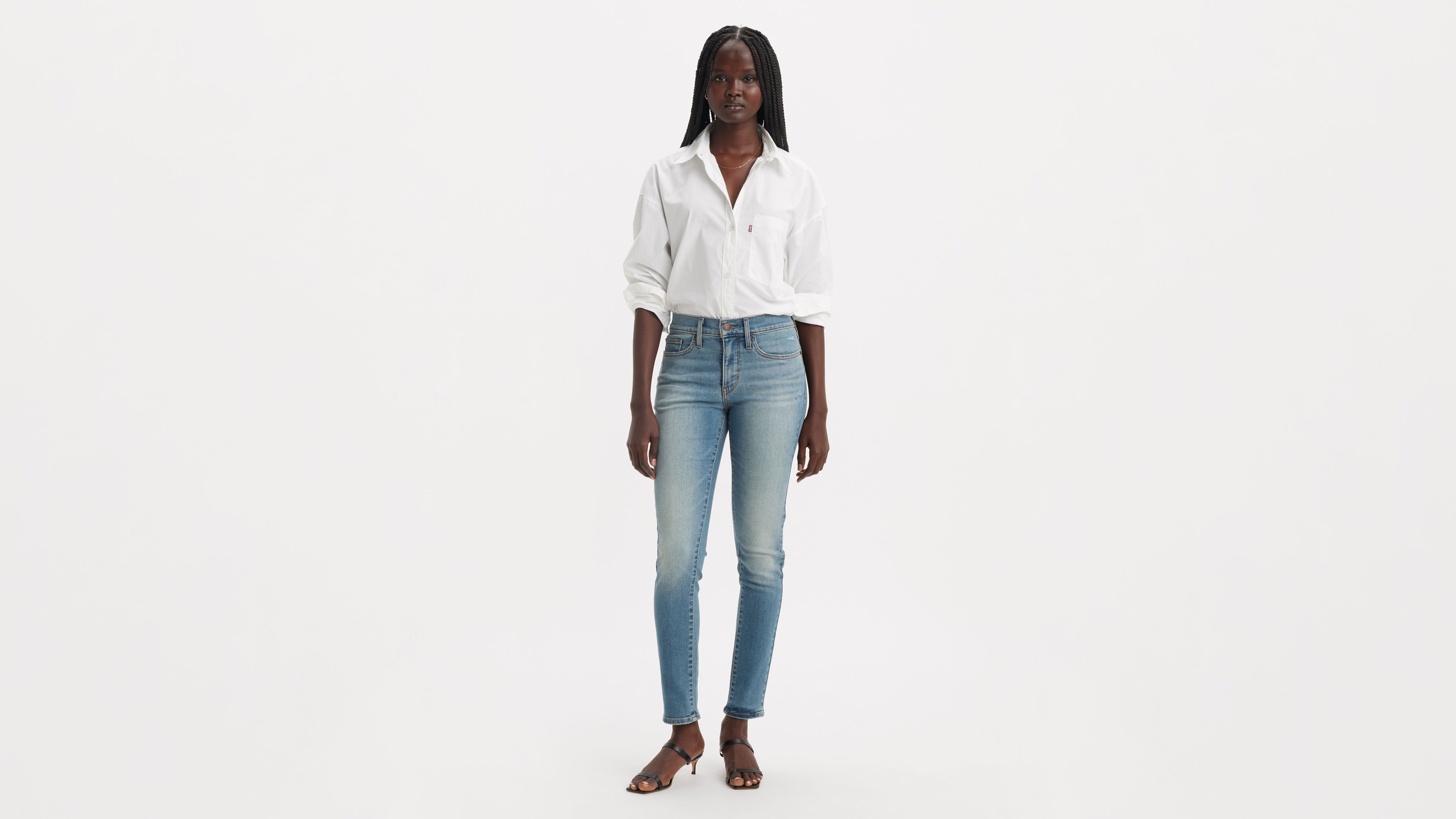 

311 Формирующие узкие женские джинсы Levi's, цвет Cave Wall - Medium Wash