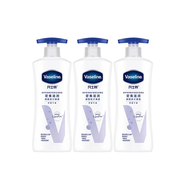 Vaseline Увлажняющий лосьон для тела с освежающим ароматом, 400 мл, 400ml*3