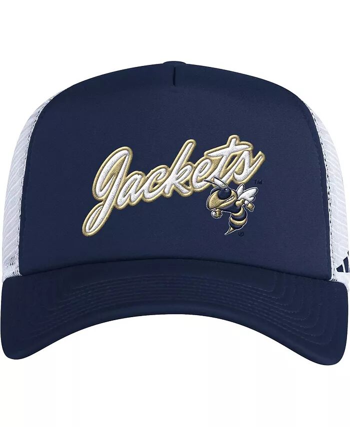 

Мужская темно-синяя кепка Georgia Tech Yellow Jackets с надписью Trucker Snapback adidas