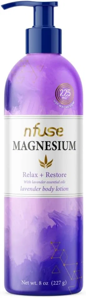 Лосьон для тела с магнием nfuse Magnesium Lotion, лаванда, 227 г