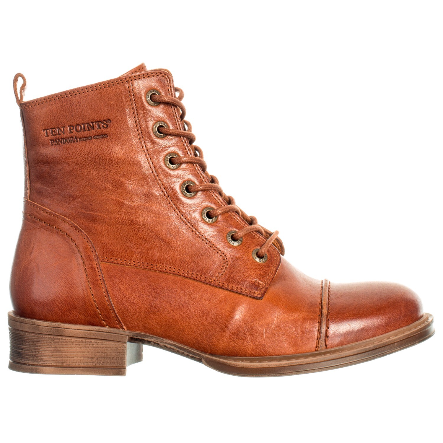 

Повседневные ботинки Ten Points Women's Pandora Boots, цвет Cognac