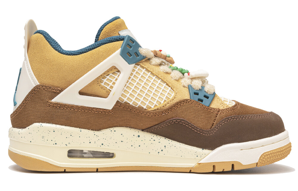 

Jordan Air Jordan 4 Винтажные баскетбольные кроссовки женские, Light Brown