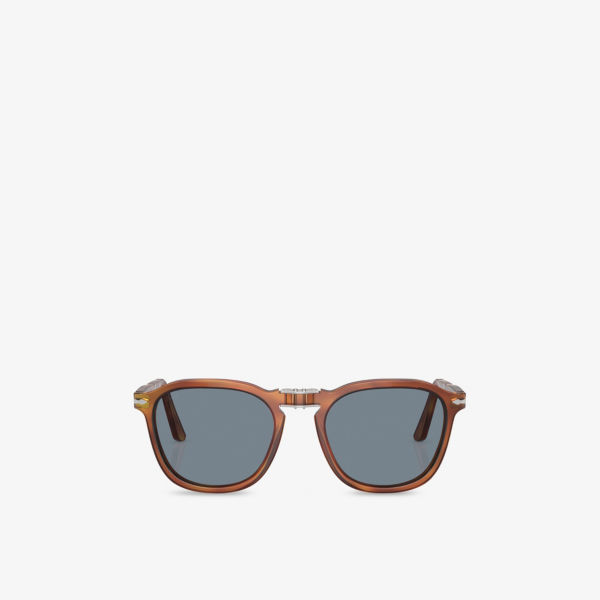 

Po3345S квадратные очки в черепаховой оправе Persol, коричневый