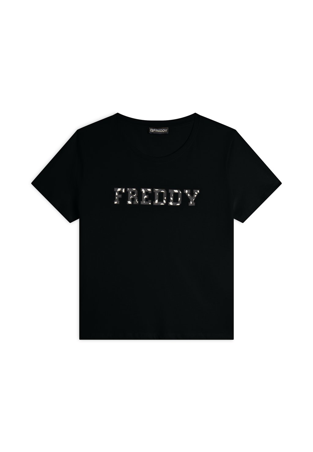 

Футболка с принтом CON LOGO MACULATO BICOLORE Freddy, черный