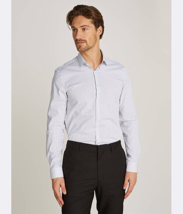 

Рубашка Calvin Klein Slim Fit в полоску, синий