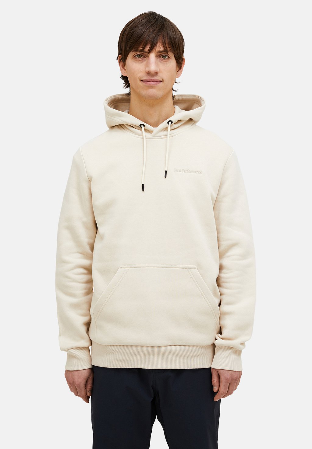 

Толстовка с капюшоном ORIGINAL SMALL LOGO Peak Performance, бежевый