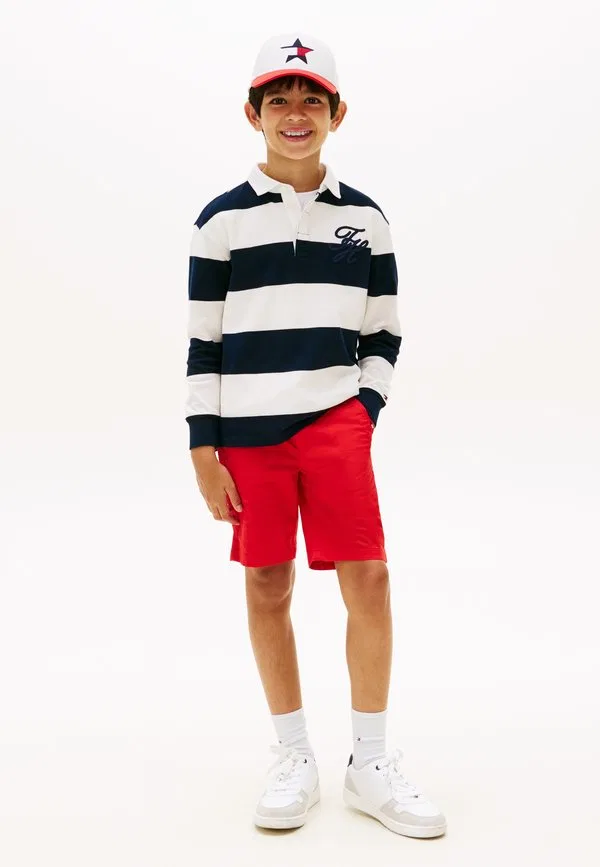 Шорты-Чиносы из саржи 1985 года Tommy Hilfiger, Rapid Red — фото 2