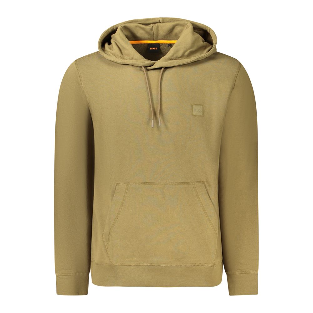 

Зеленый хлопковый свитер Hugo Boss