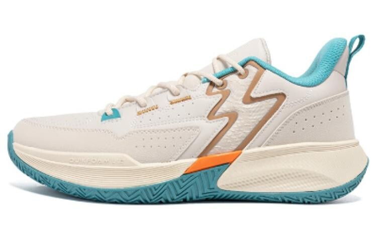 

Баскетбольные кроссовки Basketball Shoes Men Low-Top Oat Milk/fluorescent Intense Orange 361°