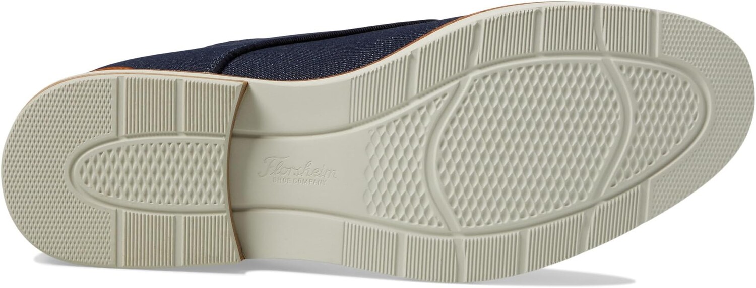 Оксфорды Highland Canvas Plain Toe Oxford Florsheim, цвет Navy Canvas/White Sole — фото 3
