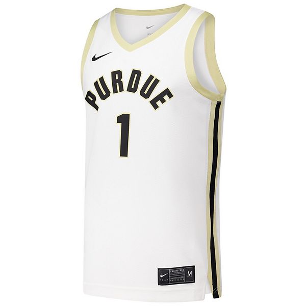Мужская баскетбольная майка Purdue Boilermakers #1 белая Nike — фото 3