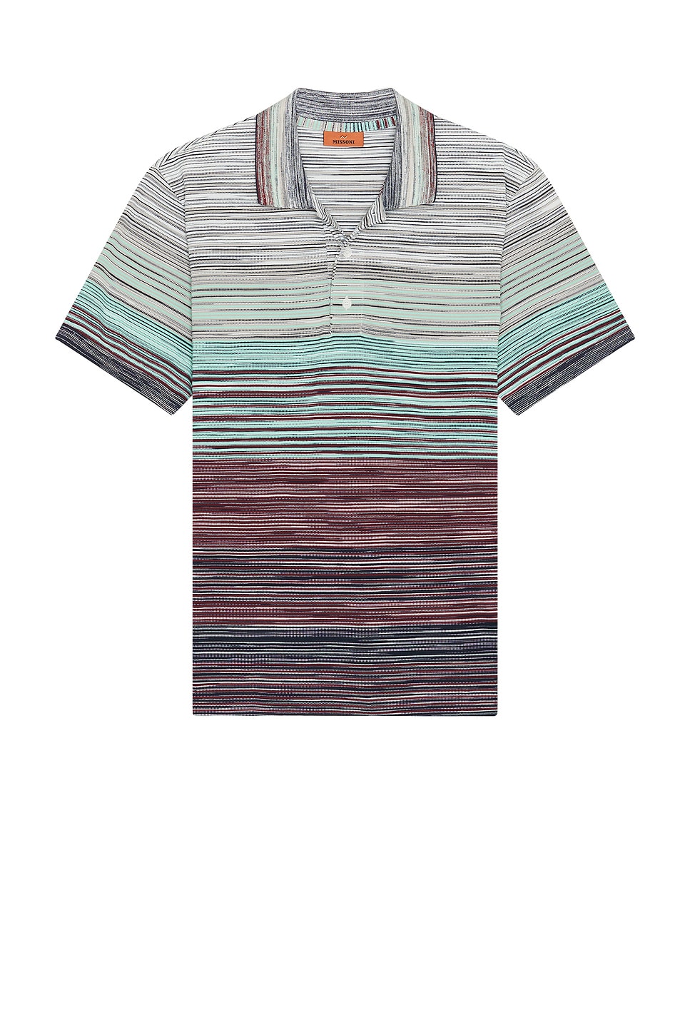 

Поло с короткими рукавами Missoni, цвет Red & Blue