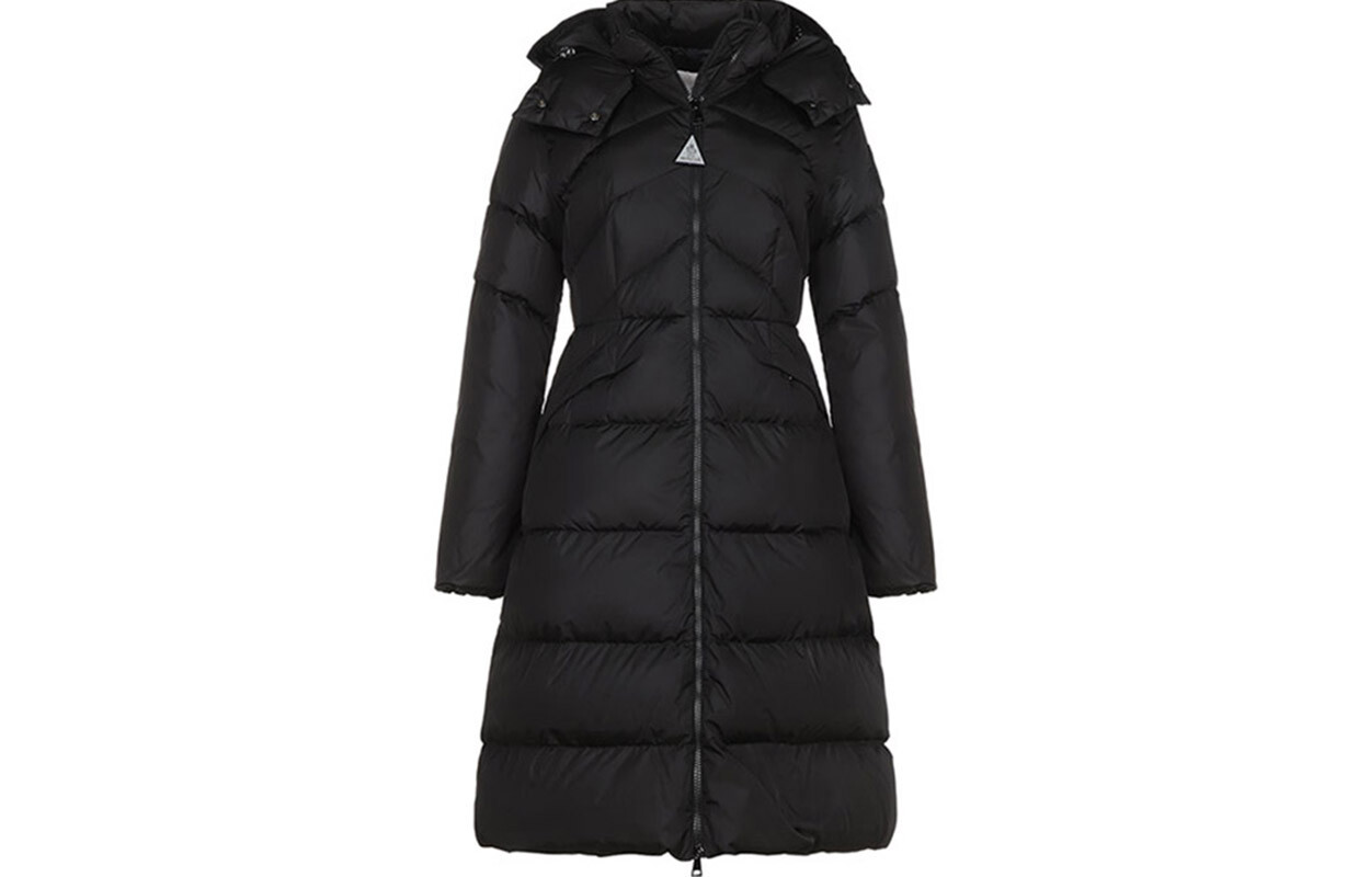 

Пуховик женский черный Moncler