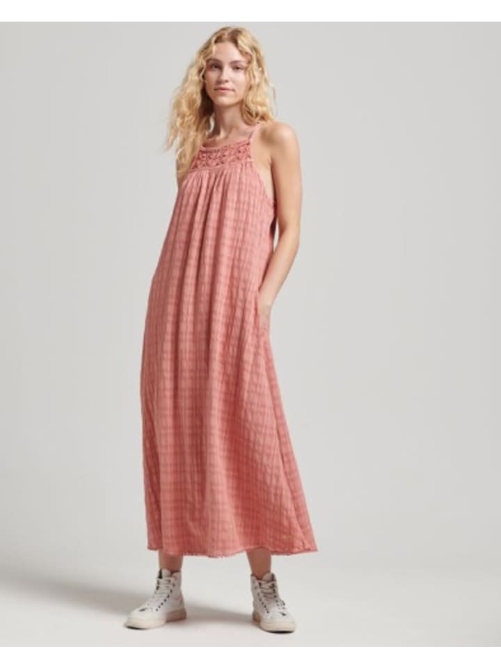 

Платье до колена Superdry, цвет kleid mit langem neckholder in