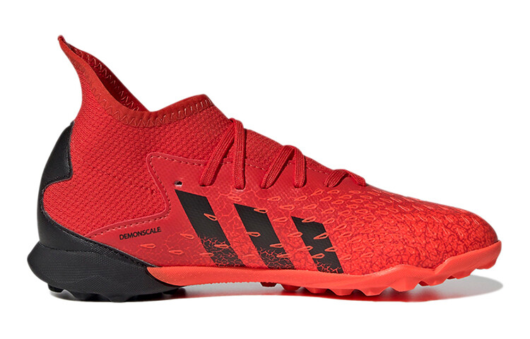 Футбольные бутсы Predator Freak .3 Kids, детские, среднего размера, красные/черные Adidas — фото 2