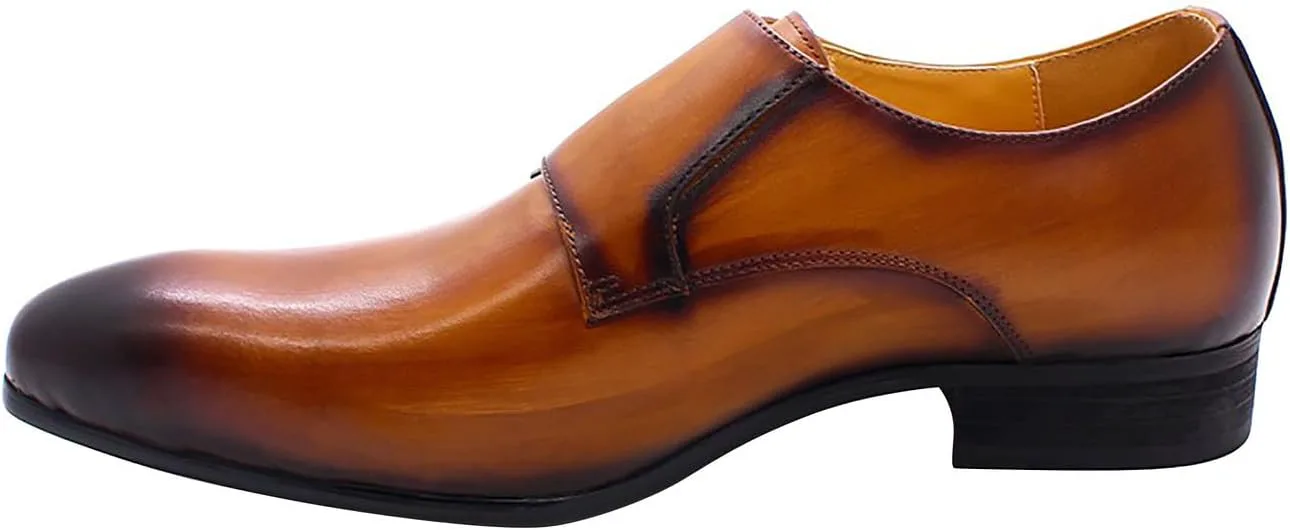 

Мужские слипоны Santimon, повседневные и деловые туфли из натуральной кожи, удобные для вождения, с пряжкой, модные лоферы для выпускного, свадьбы, официального выхода, мокасины, мужская обувь, коричневый