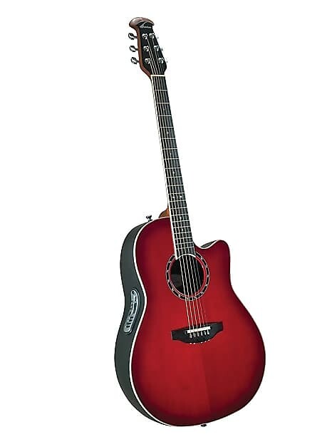 

Акустическая гитара Ovation 2771AX-CCB Pro Series Standard Balladeer Deep Contour Solid Sitka Spruce Top 6-String Acoustic-Electric Guitar