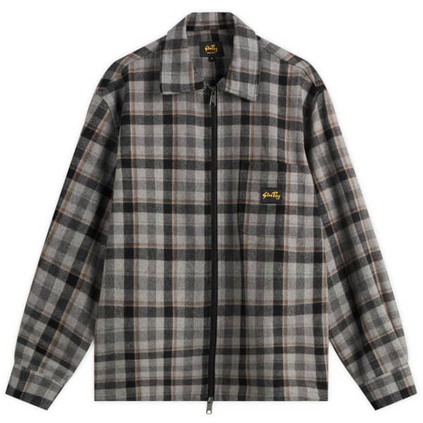 

Рубашка на молнии Stan Ray, Charcoal Plaid