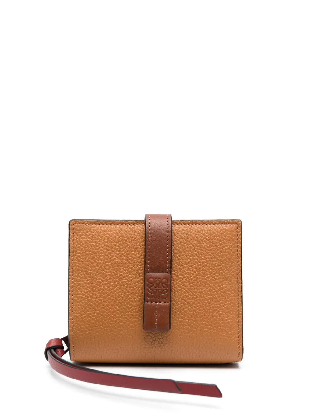

Кошелек из зернистой кожи LOEWE, коричневый