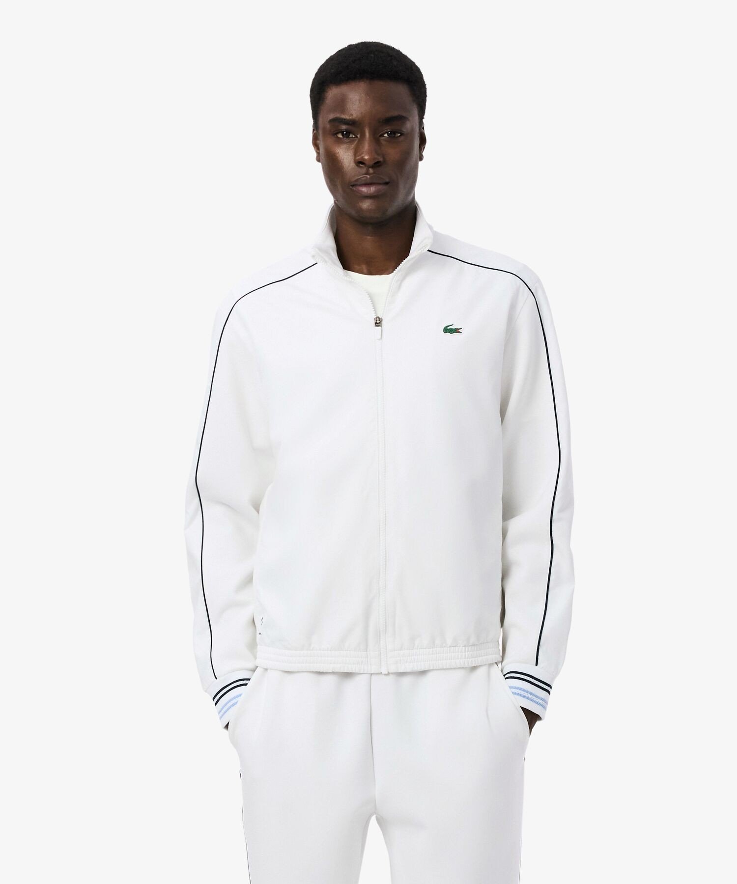 Спортивный костюм Даниила Медведева LACOSTE, White — фото 4