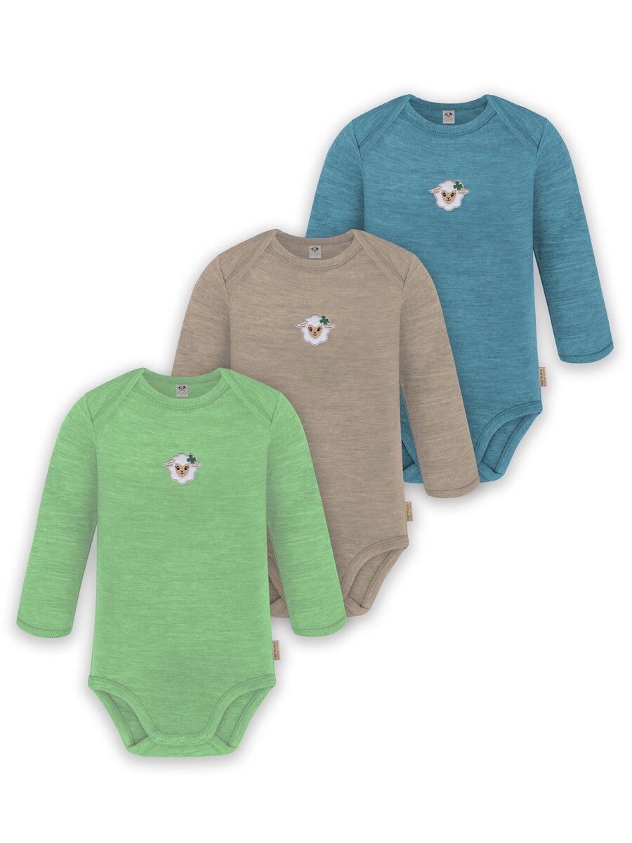 

Комбинезон/боди normani Auckland, бежевый/синий/зеленый