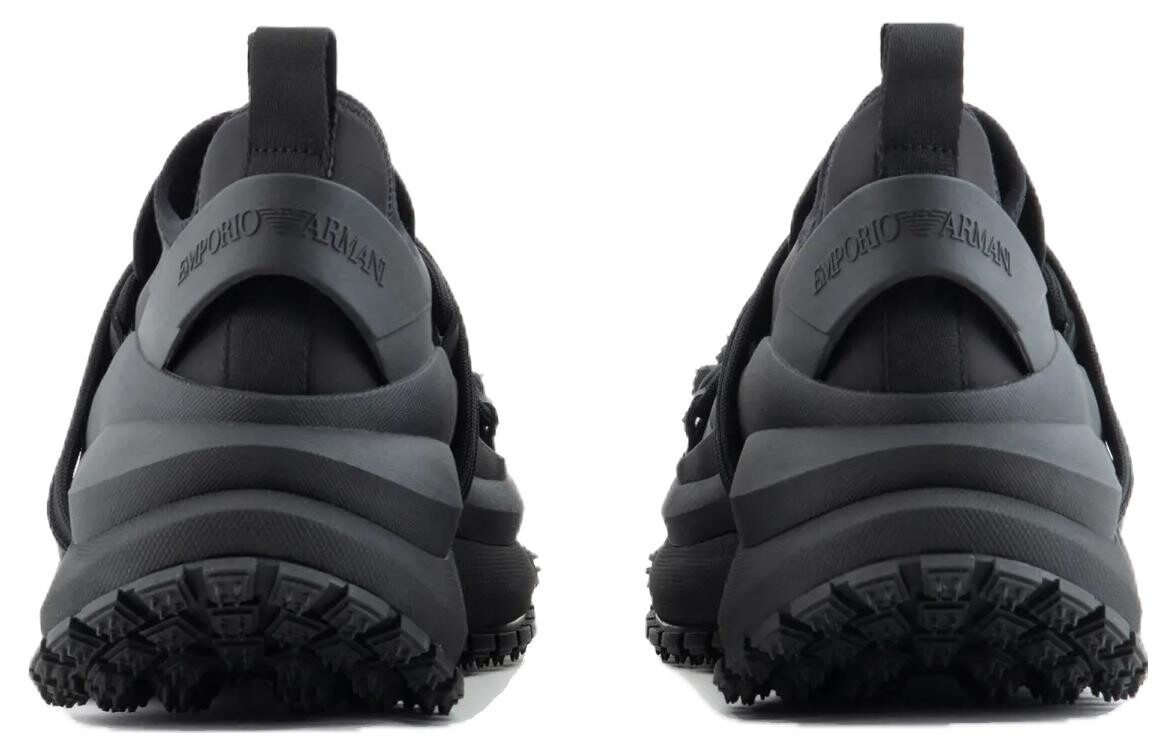 Кроссовки EMPORIO ARMANI Lifestyle Shoes Men Low-top Black, черный — фото 4