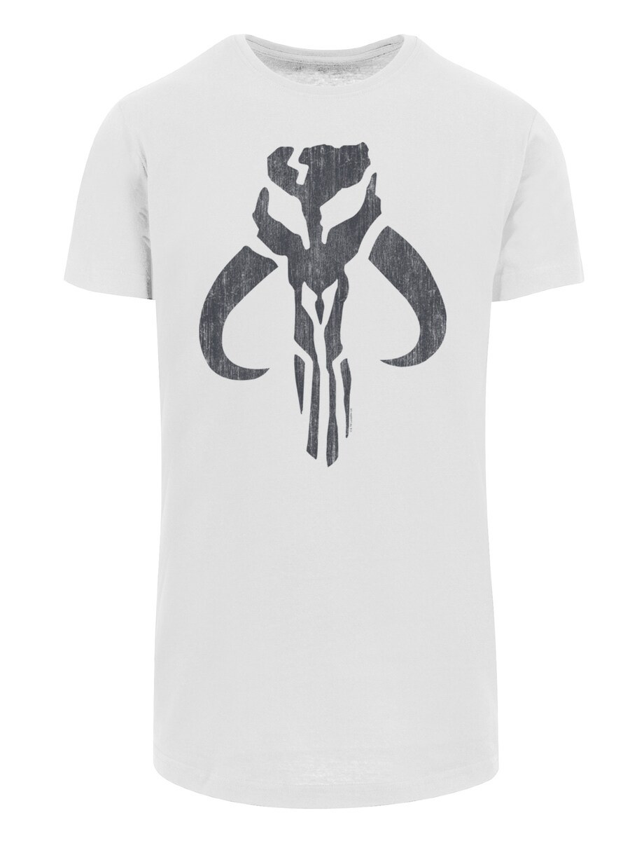

Рубашка F4NT4STIC Star Wars The Mandalorian Banther Skull, белый