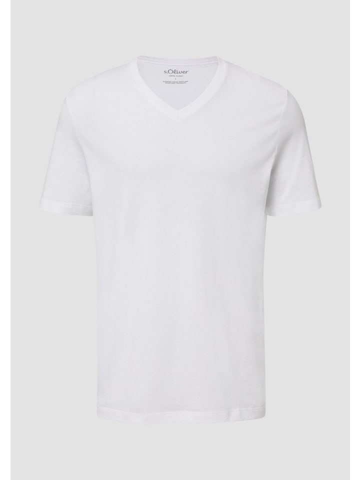 

s.Oliver Футболка белого цвета (0100), Белый, s.Oliver Футболка белого цвета (0100)