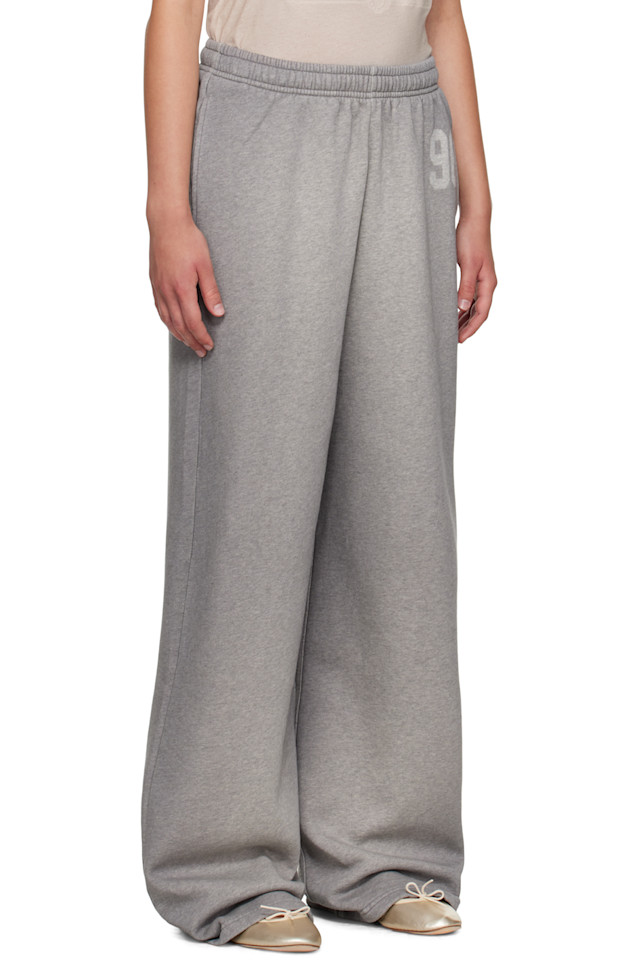 Acne Studios Спортивные штаны серого цвета с логотипом — фото 2