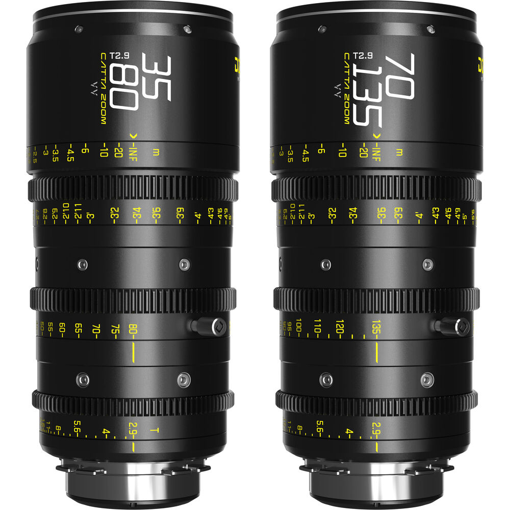 

Комплект из зум-объектива DZOFilm Catta Ace FF 35-80 и 70-135 мм T2.9 (PL/EF, черный)