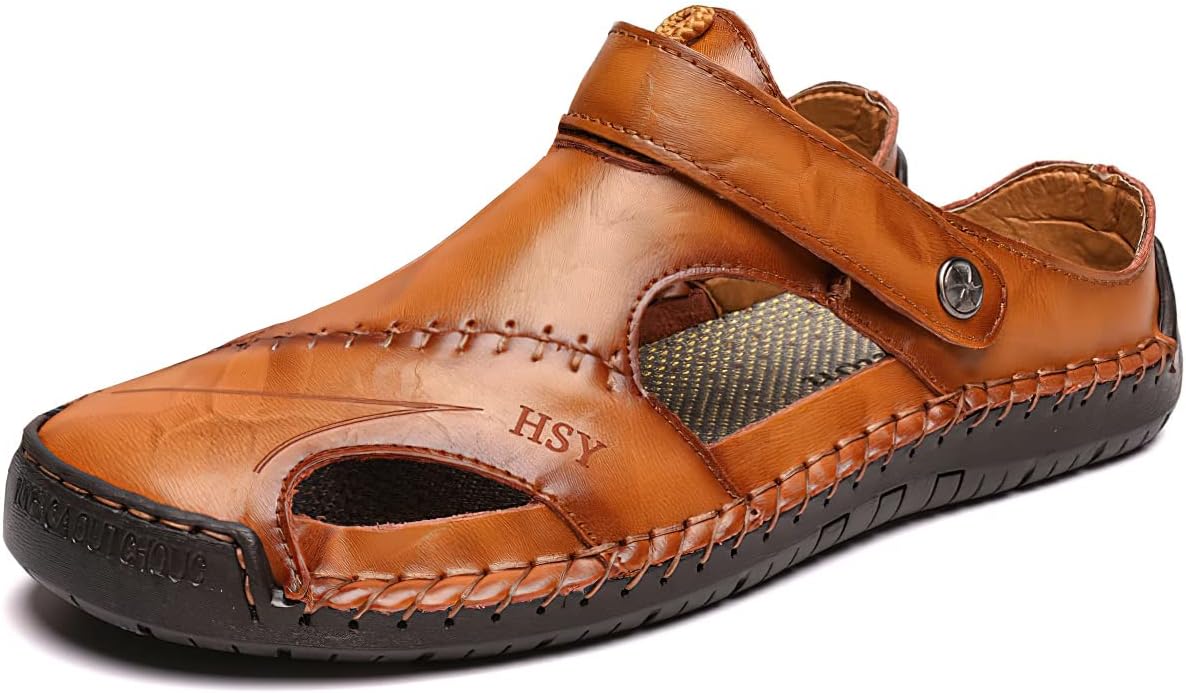 

Мужские сандалии с закрытым носком Baobeijiadao, коричневый