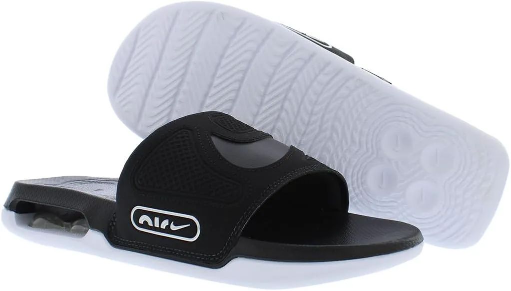 Кроссовки Nike mens Air Max Cirro Slides, черный/металлик серебристый/белый — фото 2